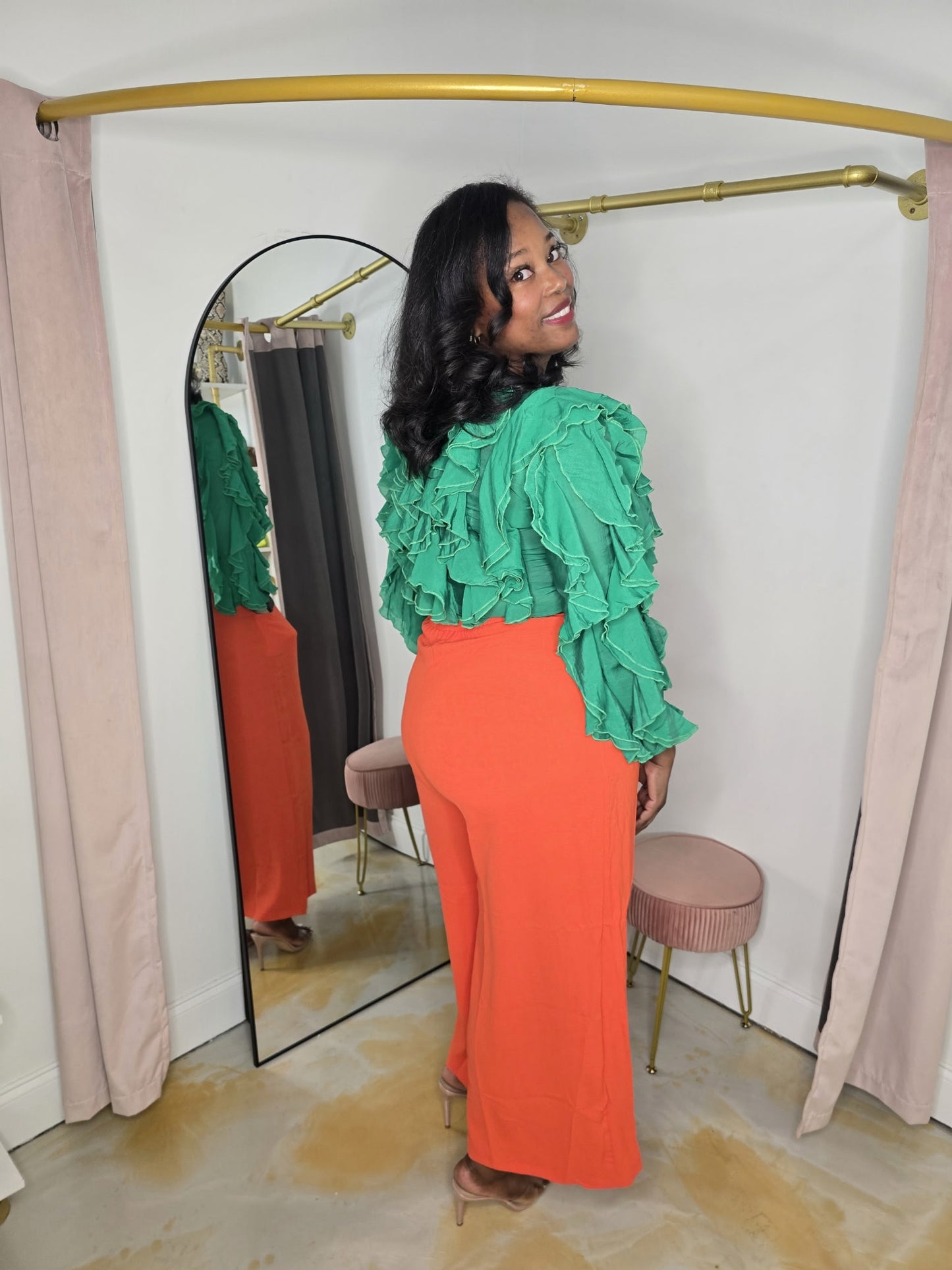 Ruffle My Feather Top